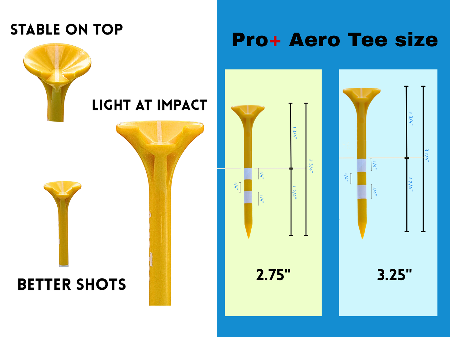 Reuseable & Unbreakable Plastic Golf Tee ‖ Reduced Friction. Perfect Strike ‖ USGA Approved & Patented in USA(5 or 10 tees)