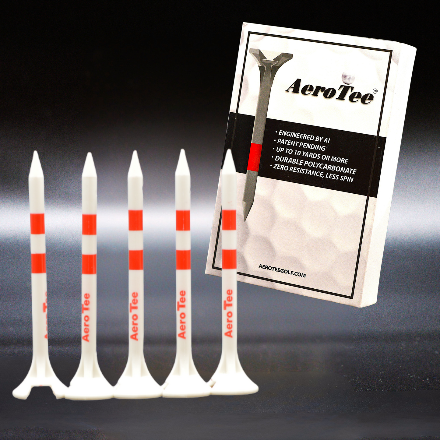 Reuseable & Unbreakable Plastic Golf Tee ‖ Reduced Friction. Perfect Strike ‖ USGA Approved & Patented in USA