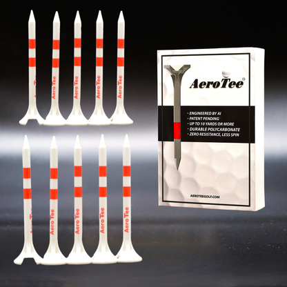 Reuseable & Unbreakable Plastic Golf Tee ‖ Reduced Friction. Perfect Strike ‖ USGA Approved & Patented in USA