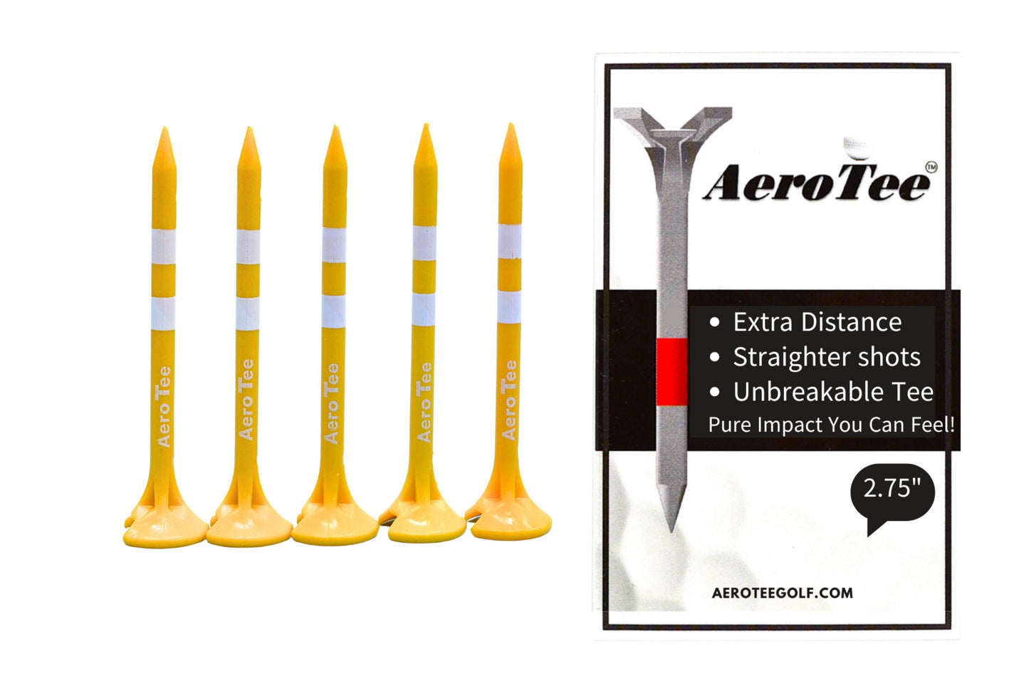 Reuseable & Unbreakable Plastic Golf Tee ‖ Reduced Friction. Perfect Strike ‖ USGA Approved & Patented in USA